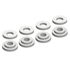 Shock Body Insert - Washer - Composite - 1 Set (4+4Pcs)
