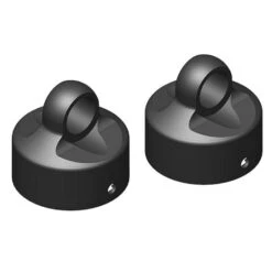 Shock Cap - Aluminum - Hard Anodised - 2 Pcs