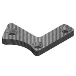 Suspension Arm Stiffener B Lower Front Right Graphite 3mm 1Pc