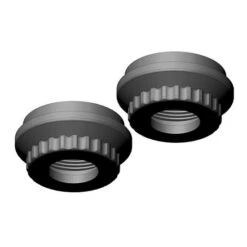 Shock Cap - Lower - Aluminum - 2 Pcs