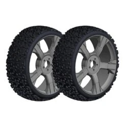 Off-Road 1/8 Buggy Tires - Nin Ja - Low Profile - Glued On Bl