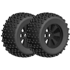Off-Road 1/8 Monster Truck Tires - Gripper - Glued On Black