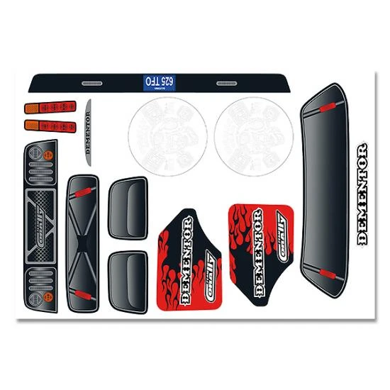 Body Decal Sheet - Dementor Xp 6S 2021 1 Body Decal Sheet - Dementor Xp 6S 2021