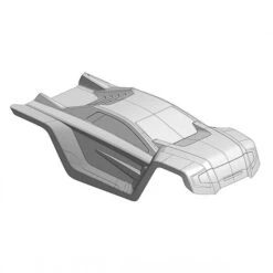 Polycarbonate Body - Shogun Xp 6S - Clear - Cut - 1 Pc