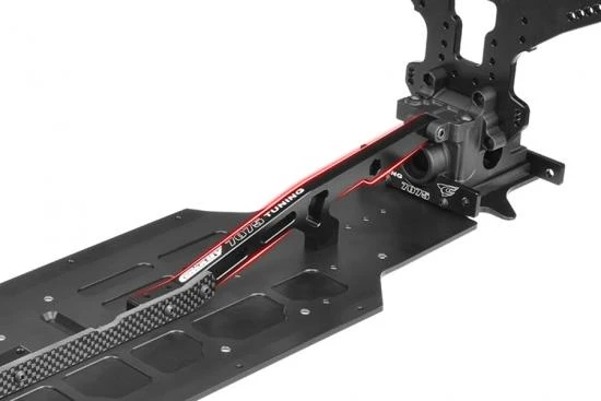 Chassis Brace V2 Rear Swiss 7075 T6 Hard Black Truck 2 Chassis Brace V2 Rear Swiss 7075 T6 Hard Black Truck - Image 2