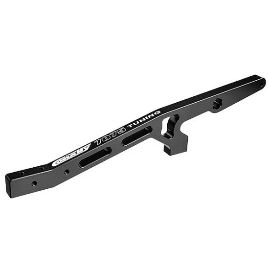 Chassis Brace V2 Rear Swiss 7075 T6 Hard Black Truck 1 Chassis Brace V2 Rear Swiss 7075 T6 Hard Black Truck