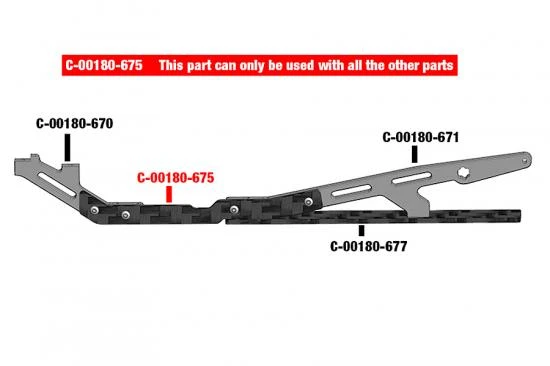 Chassis Stiffener Xtr Centre Graphite 3mm 2 Chassis Stiffener Xtr Centre Graphite 3mm - Image 2