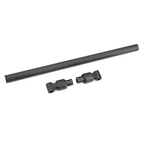 Chassis Tube Front 197.5mm Aluminum Black 1 Set 1 Chassis Tube Front 197.5mm Aluminum Black 1 Set