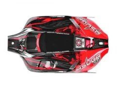 Polycarbonate Body Asuga Xlr Painted Red Cut 1 Pc -Rc Car Store C 00180 857 R 1