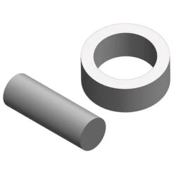 Stub Axle Pin - For Slipper Shaft - Steel