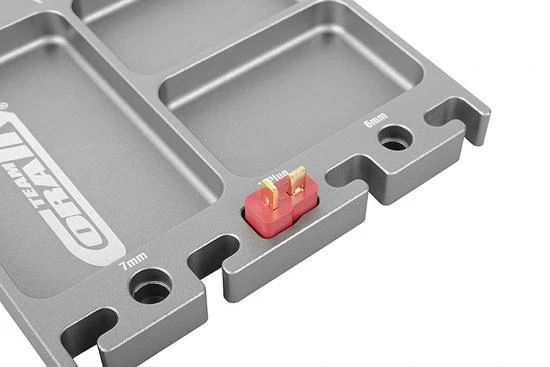Multi Purpose Ultra Tray - CNC Machined Aluminium - Red 2 Multi Purpose Ultra Tray - CNC Machined Aluminium - Red - Image 2