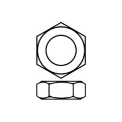 Low Profile Nut M4 10 Pcs