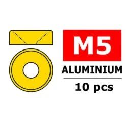 Aluminium Washer For M5 Flat Head Screws Od=