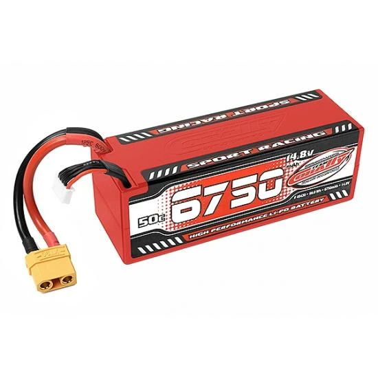 Sport Racing 50C Lipo Battery - 6750Mah - 14.8v 4S XT90 1 Sport Racing 50C Lipo Battery - 6750Mah - 14.8v 4S XT90