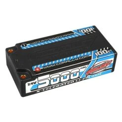 X-Celerated 100C Lipo Battery - 5000 Mah - 7.4V Shorty 2S - 4mm Tubes
