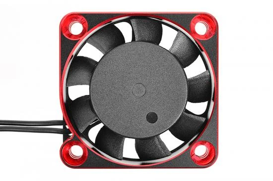 Ultra High Speed Alloy Cooling Fan - 40mm 6 - 8.4V - Black/Red 2 Ultra High Speed Alloy Cooling Fan - 40mm 6 - 8.4V - Black/Red - Image 2